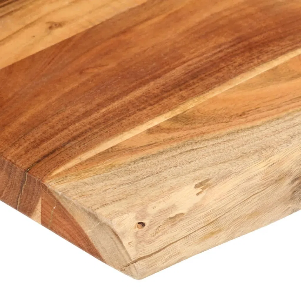 vidaXL Tablero de Mesa Rectangular Borde Natural Acacia 100x60x2,5 cm, Tablero, Tablero de Mesa Rectangular, Tablero de Mesa de Comedor