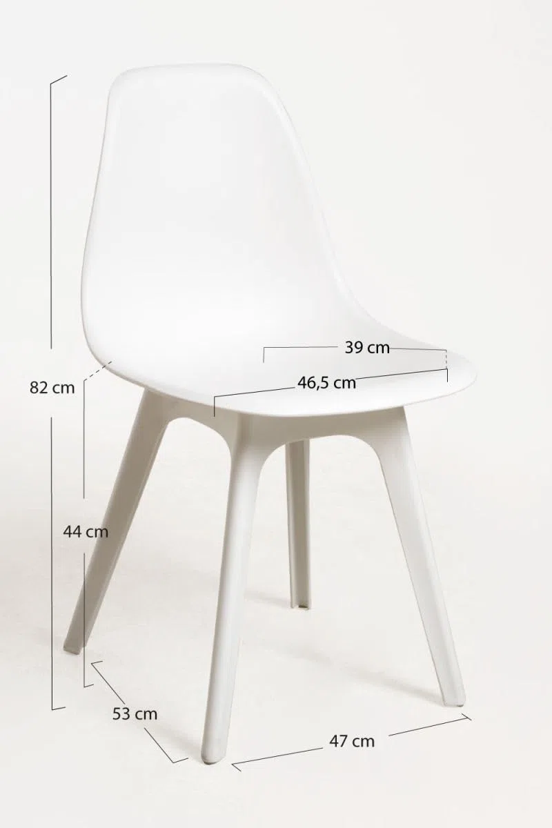 Regalos Miguel - Sillas Comedor - Silla Kelen Suprym - Blanco
