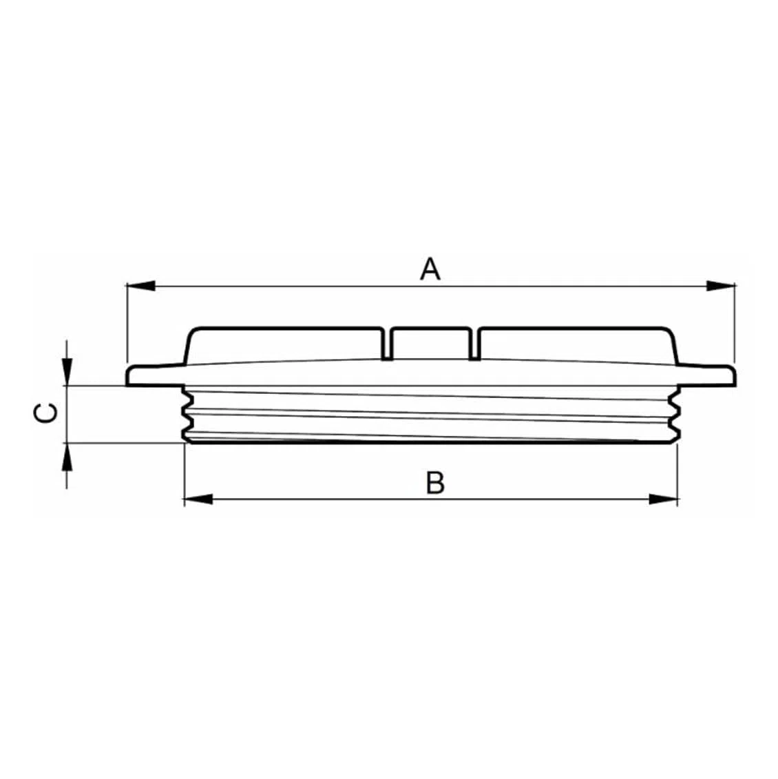 Tapa para Cisterne 455 mm de ama