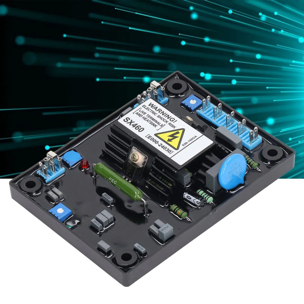 Placa Reguladora SX460, Placa Reguladora Automática AVR, Reemplaza el Regulador de Voltaje Stanford de 95 a 132V/190 a 264VAC
