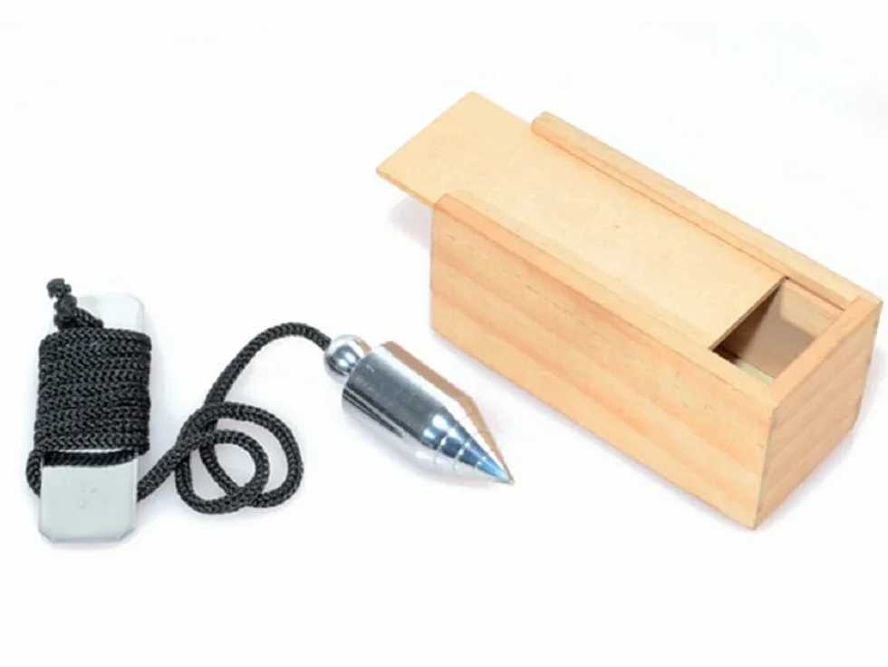GIMA Hilo de plomo para uso médico, con caja de madera, 150 cm de largo
