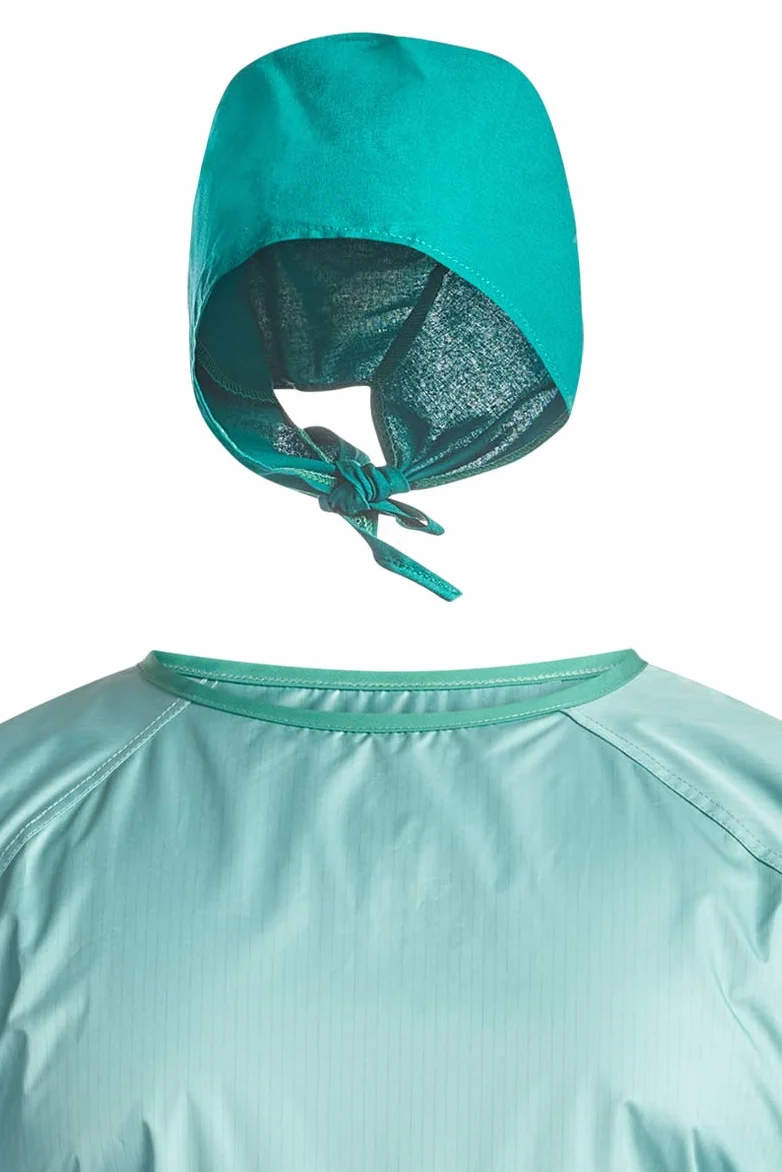 Tecno Hospital Bata de microfibra dentista Laboratorio Laccetti Gorro quirúrgico antiestático impermeable