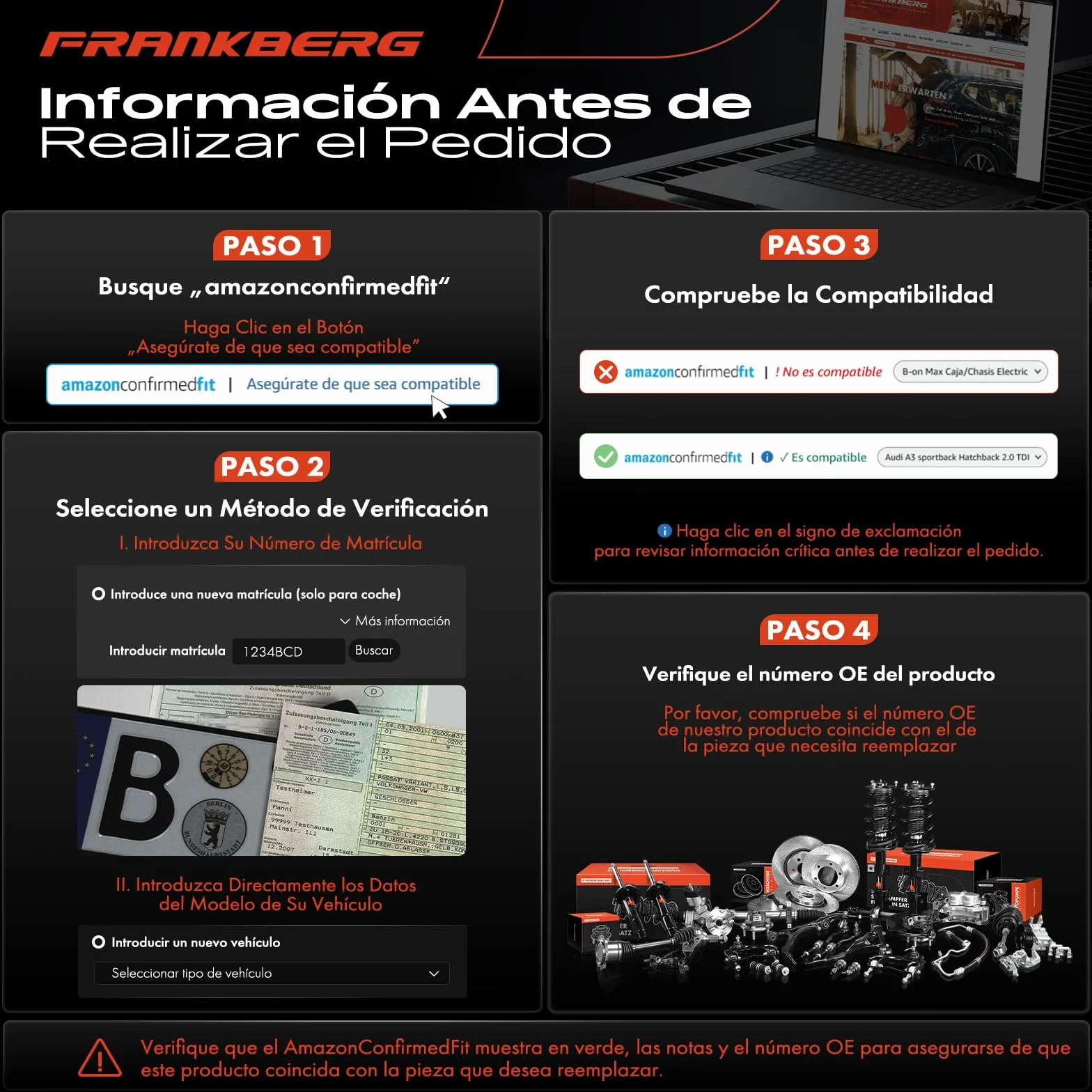 Frankberg Manguera de dirección asistida Compatible con Serie 3 Compact E46 316 Ti 318 Ti Serie 3 E46 316i 318i Serie 3 Touring E46 316i 318i Serie 3 Cabrio E46 318 Ci Serie 3 Coupé E46 32416850286