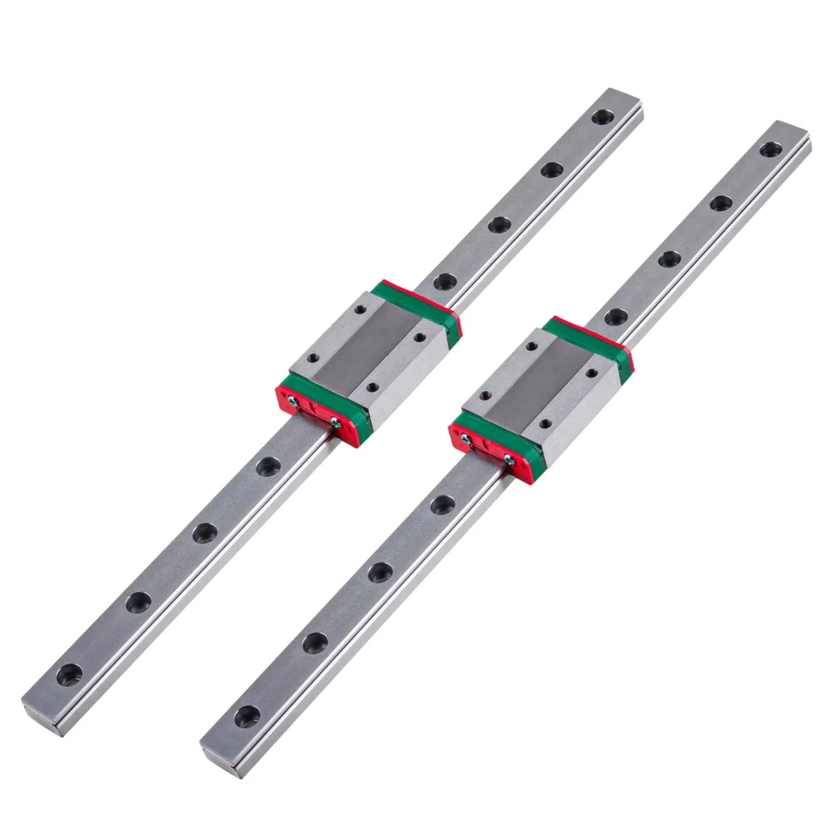 2 unidades MGN12H 300 mm guía lineal en miniatura con bloques deslizantes MGN12H rodamientos lineales, bloque de guía lineal para dispositivos automáticos, instrumentos de medición de