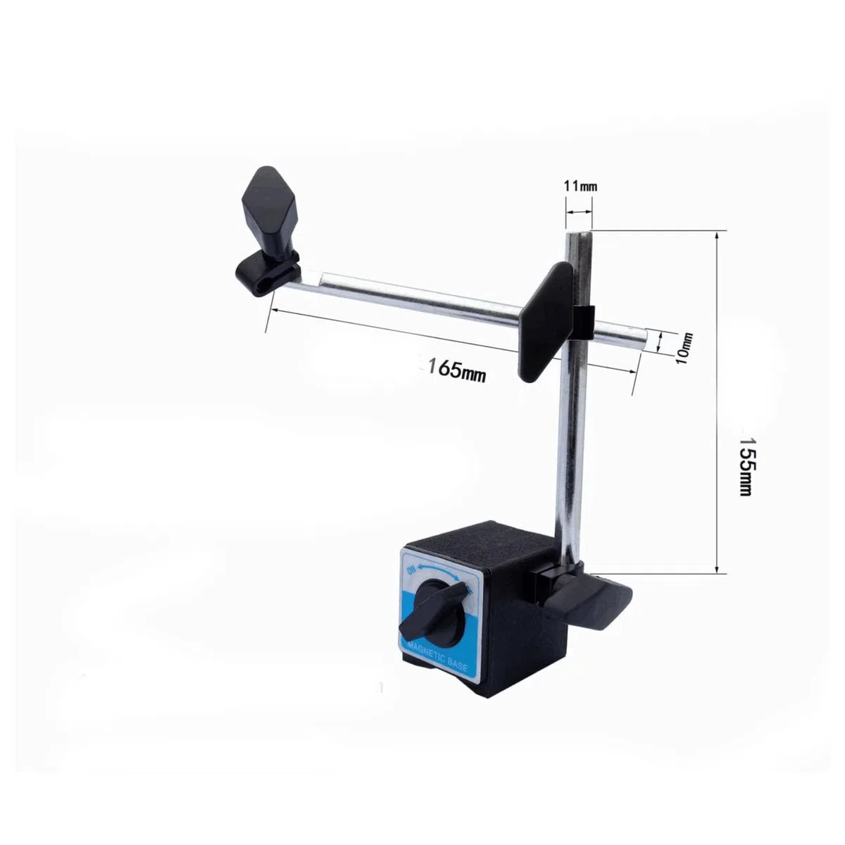 Para la comprobación de punto base de los relojes comparadores de 0-10 mm
