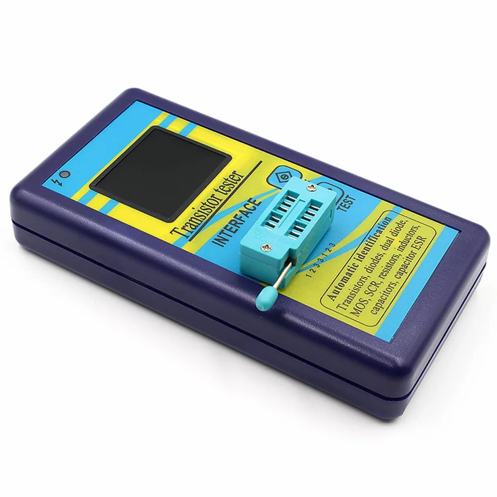DollaTek M328 Multipropósito Transistortester Diodo Resistencia ESR Capacidad Medidor LCR