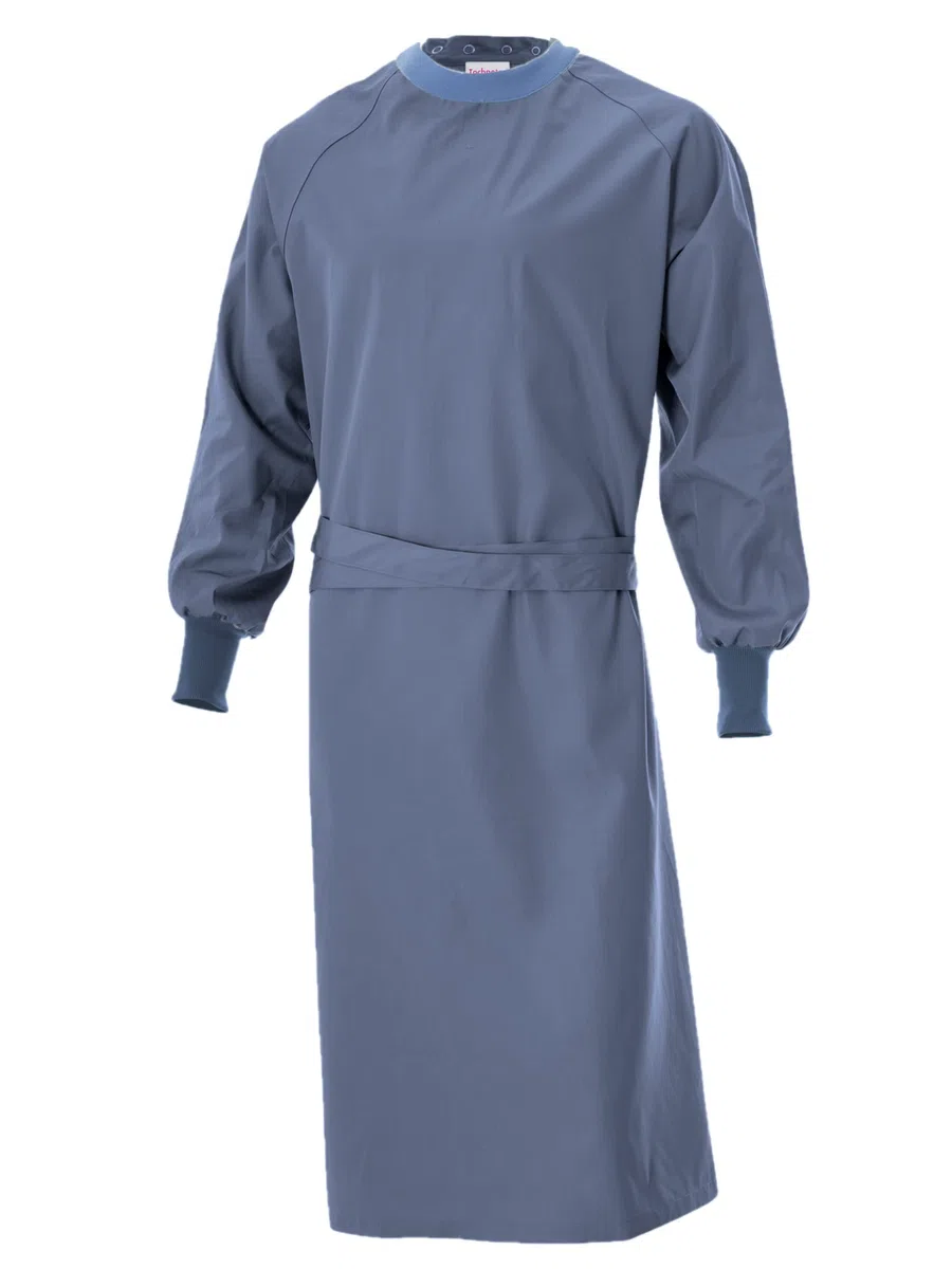 Bata Impermeable Reutilizable y Esterilizable: Quirúrgica & EPI Gran Durabilidad y Resistencia. Altamente hidrófuga y Transpirable. Certificada: EN 13795 & EN14126