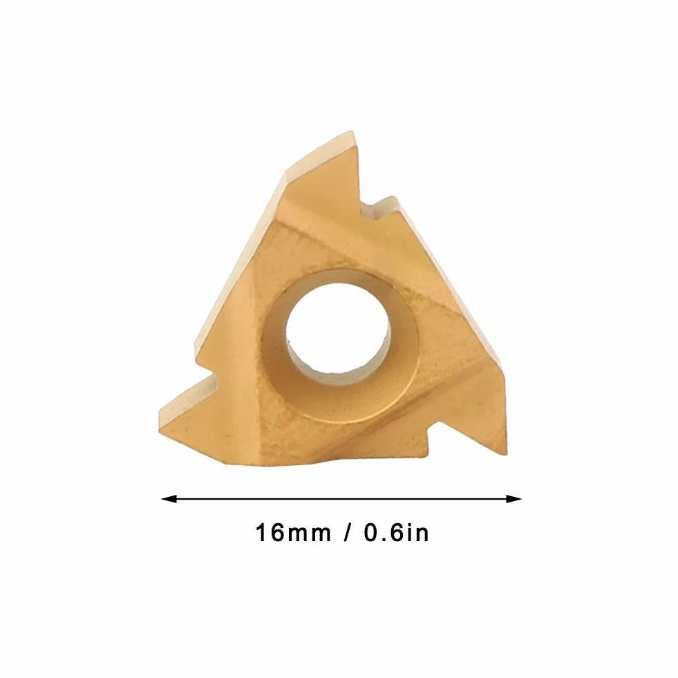 16ER AG60 CNC Torno de Roscar, Indexable Cuchilla de Carburo Insertada para El Procesamiento de Acero Inoxidable