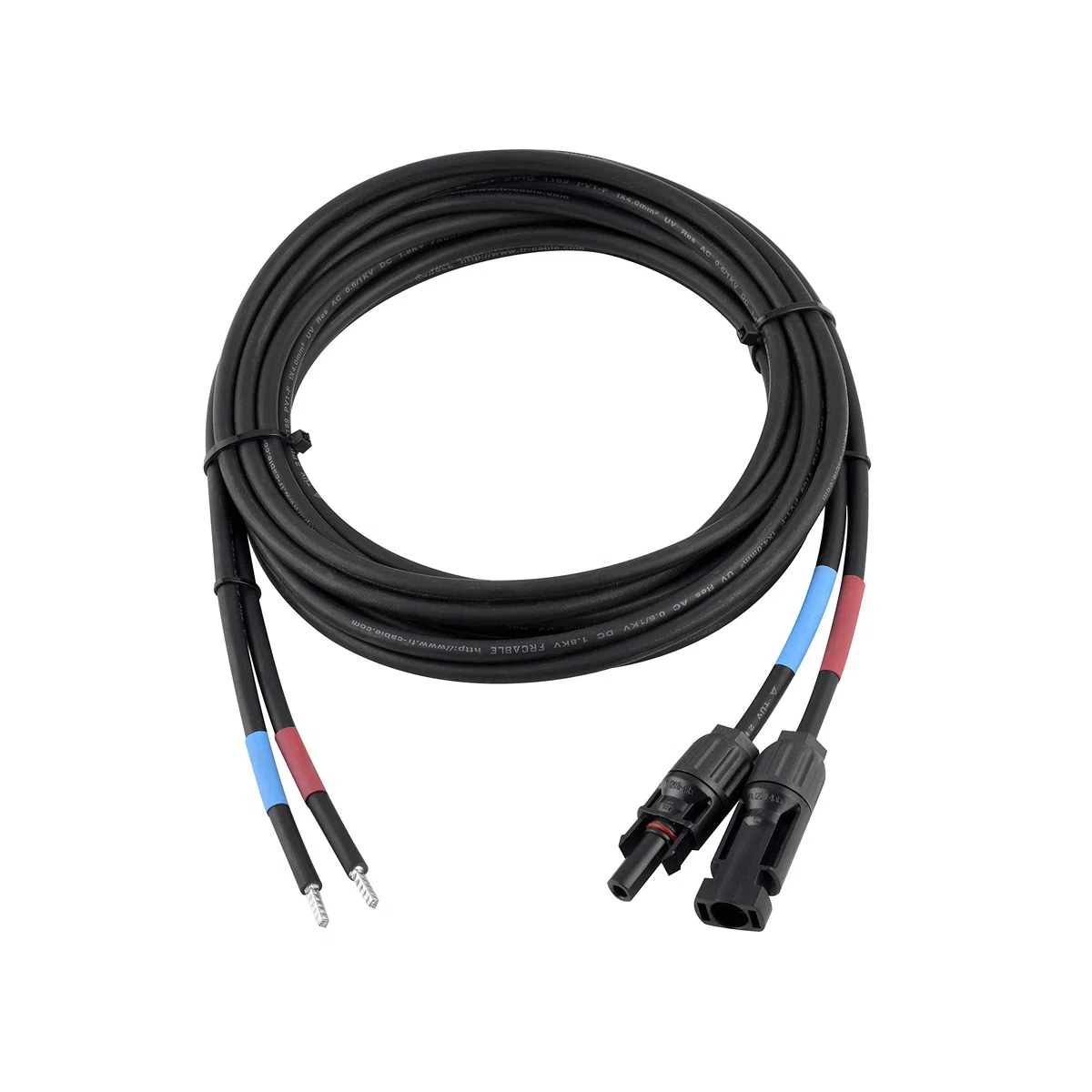 enjoy solar cable de conexión profesional de 6mm² cable de conexión del módulo solar al regulador de carga solar 3m