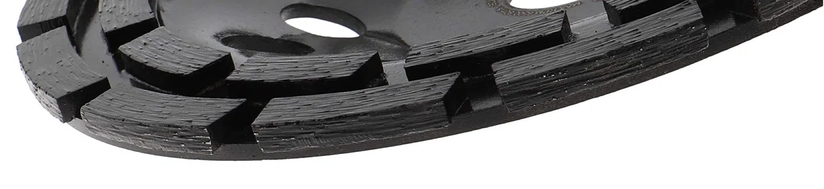 PRODIAMANT Muela de copa de diamante Premium 180mm abrasivo universal 180 mm x 22,2 mm muela de doble hilera altura 26 mm aglomerado duro para más vida de la herramienta en material abrasivo