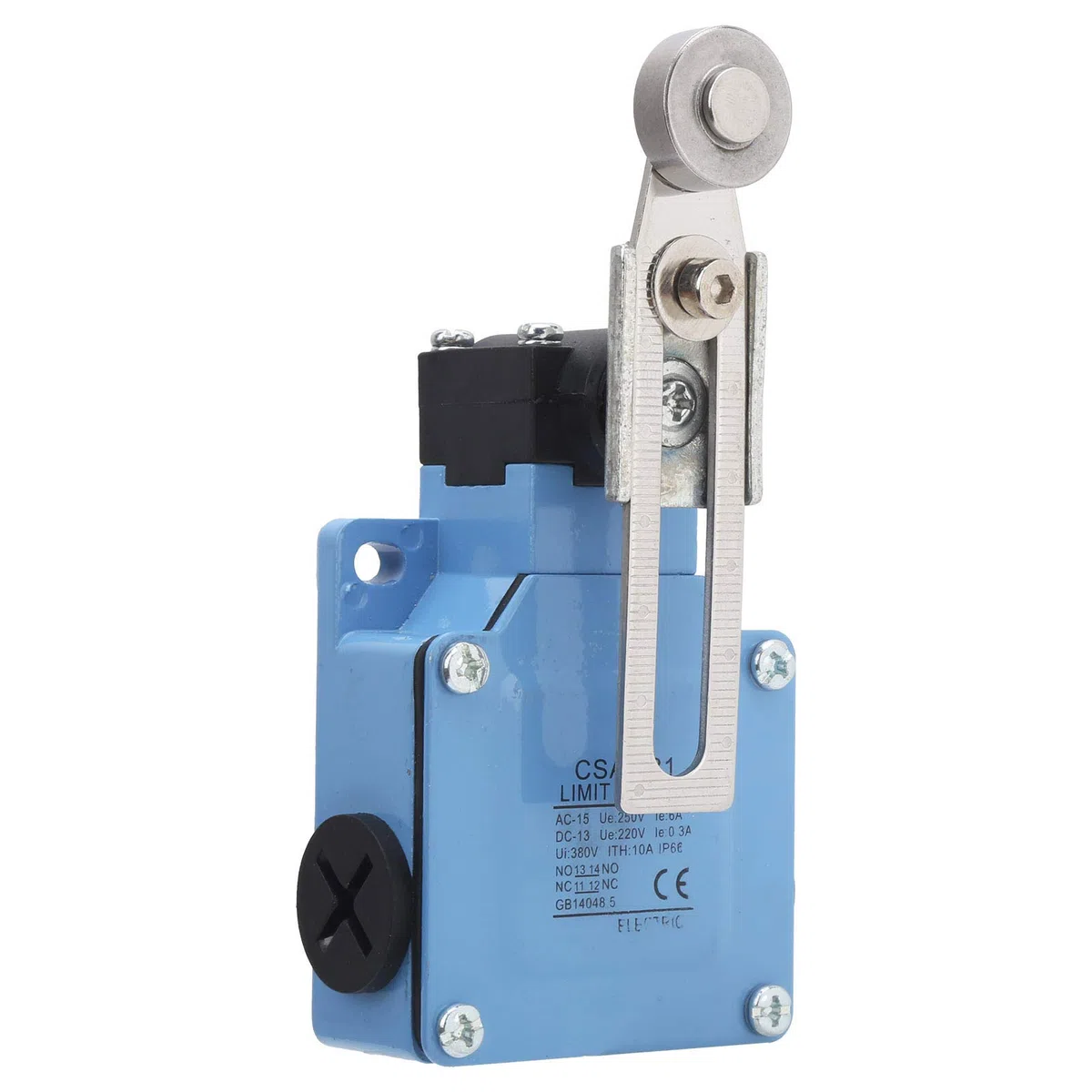 Interruptor de Límite de CSA-031, Interruptor de Límite, Reinicio Automático con Brazo Giratorio de Rodillo Ajustable para Maquinaria, Interruptor de Límite Impermeable IP66