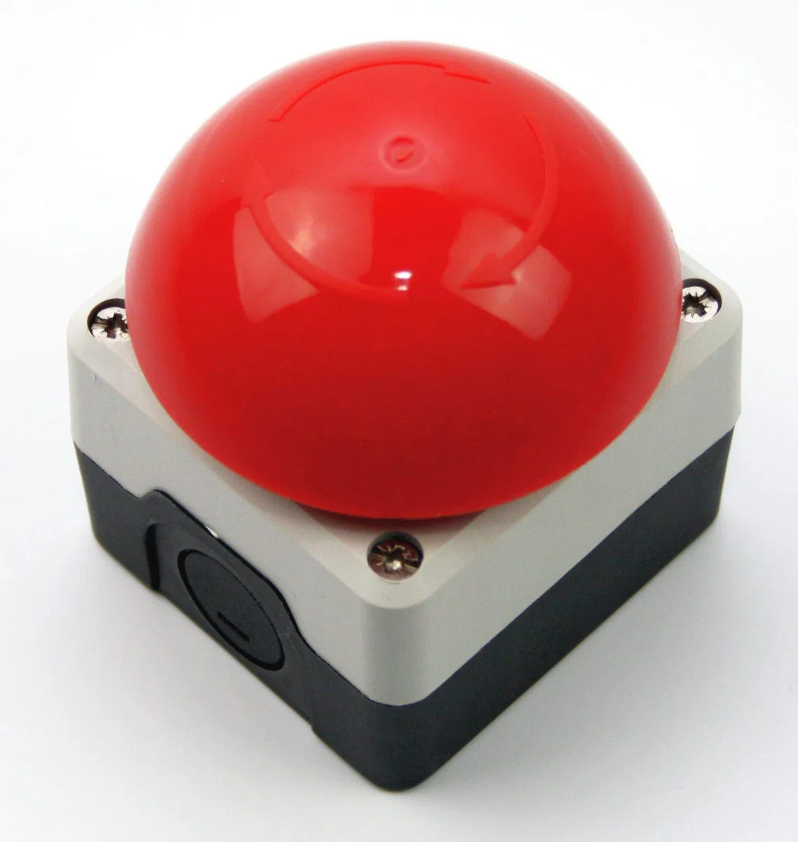 Not Off - Interruptor de encendido (240 V, NC y NO, IP65, 1Ö 1S, zumbador P1C400E72), color rojo