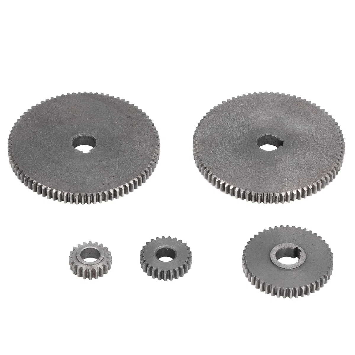 Engranaje de Torno, 5 Piezas de Engranajes de Micro Torno T80 T45 T25 T20 Kit de Repuesto para Micro Tornos y Máquinas Cortadoras de Metal, Engranajes, Engranajes de Torno