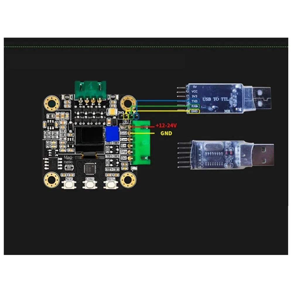 Servo42C 42 - Controlador de motor paso a paso con circuito cerrado CNC, extremadamente silencioso para accesorios de impresora 3D TMC2209 A
