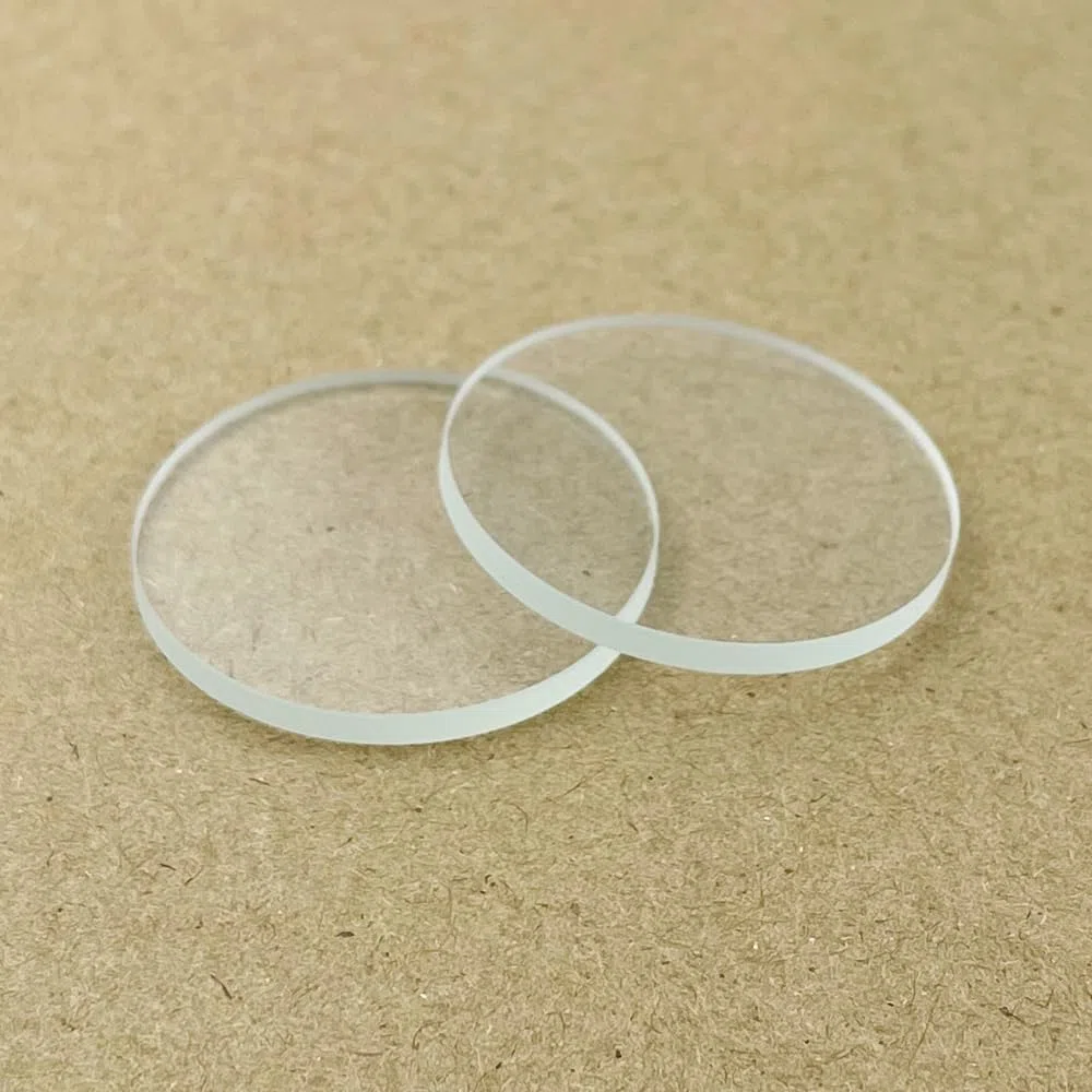 2 uds lente de vidrio plan0 20 23 42 47 55 58 60 63,5 65 74 75 MM, lente de vidrio óptico redondo de 2mm de espesor, lente for linterna(65mm x 2.5mm)