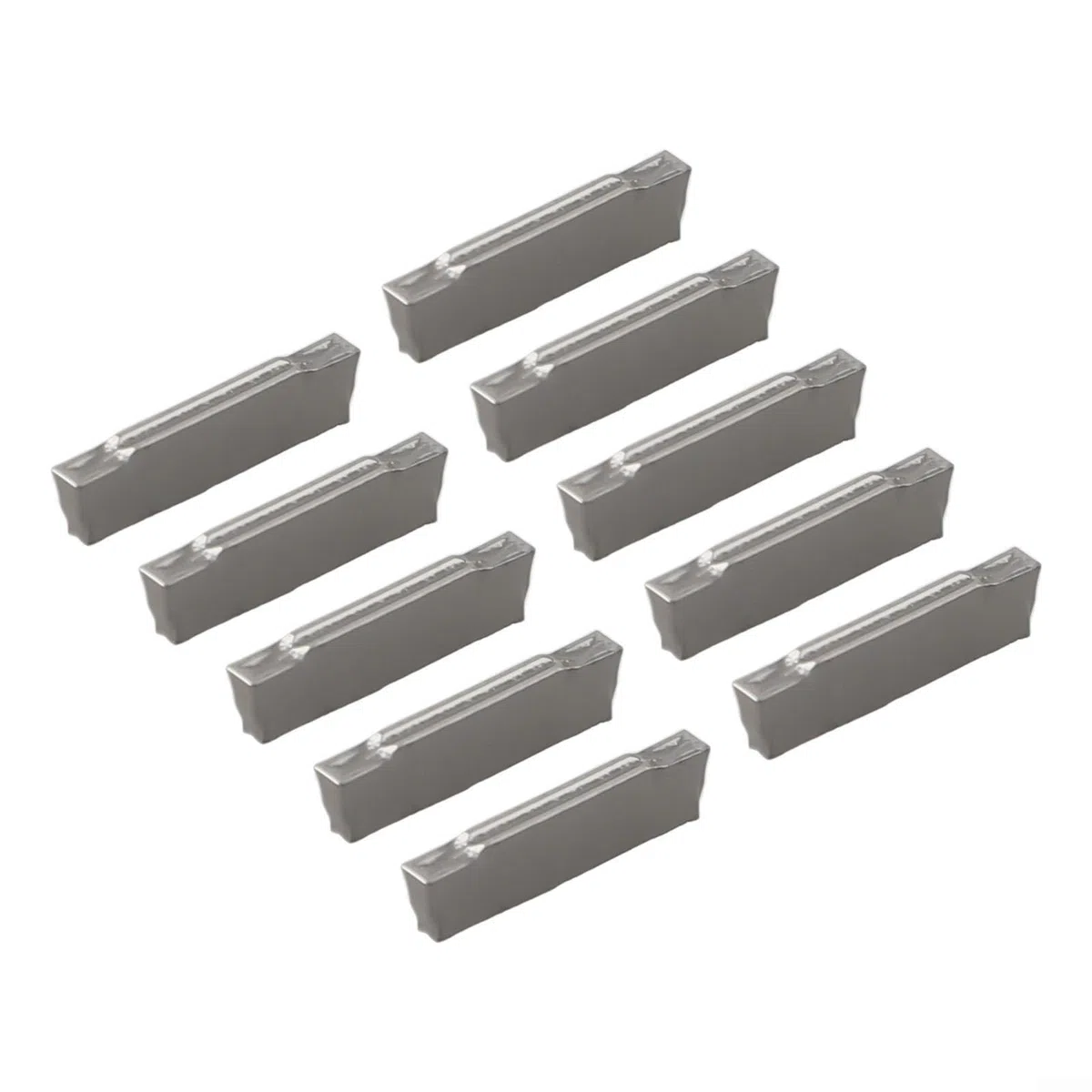Insertos de carburo, 10PCS MGMN200-G H01 2mm de ancho cortador para aleación de aluminio, inserto de mecanizado
