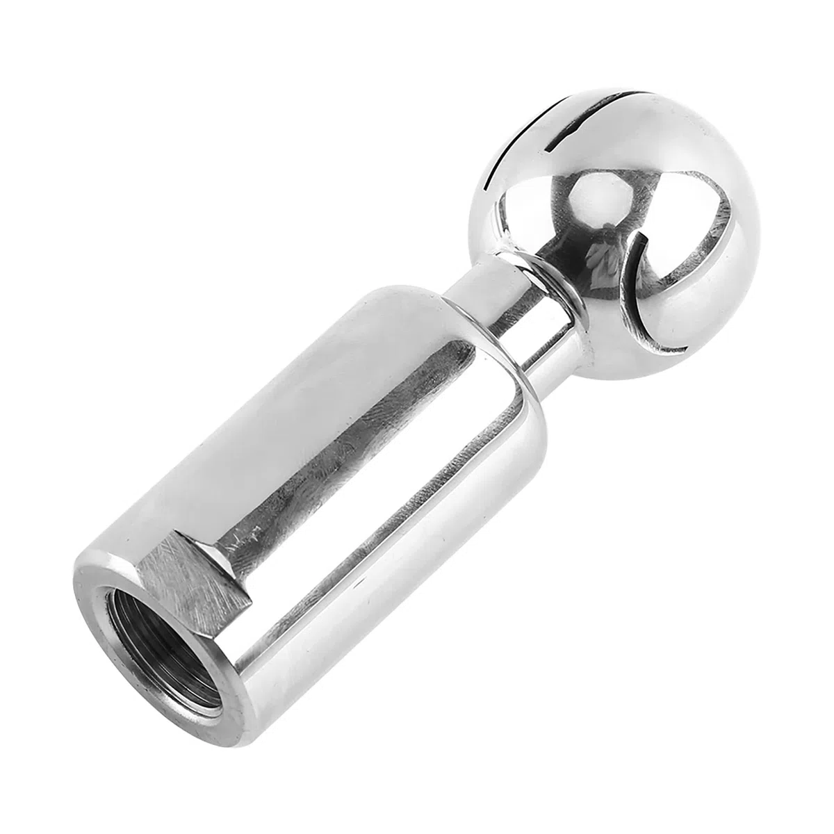 Bola de Rociado Giratoria Hembra de Rosca BSP 1/2", Rociador Giratorias Bola de Limpieza de Rociado de Acero Inoxidable