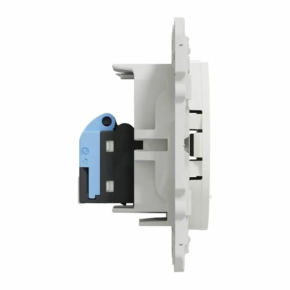 Schneider Electric S520475 Toma RJ45 Categoría 6 UTP, Blanco