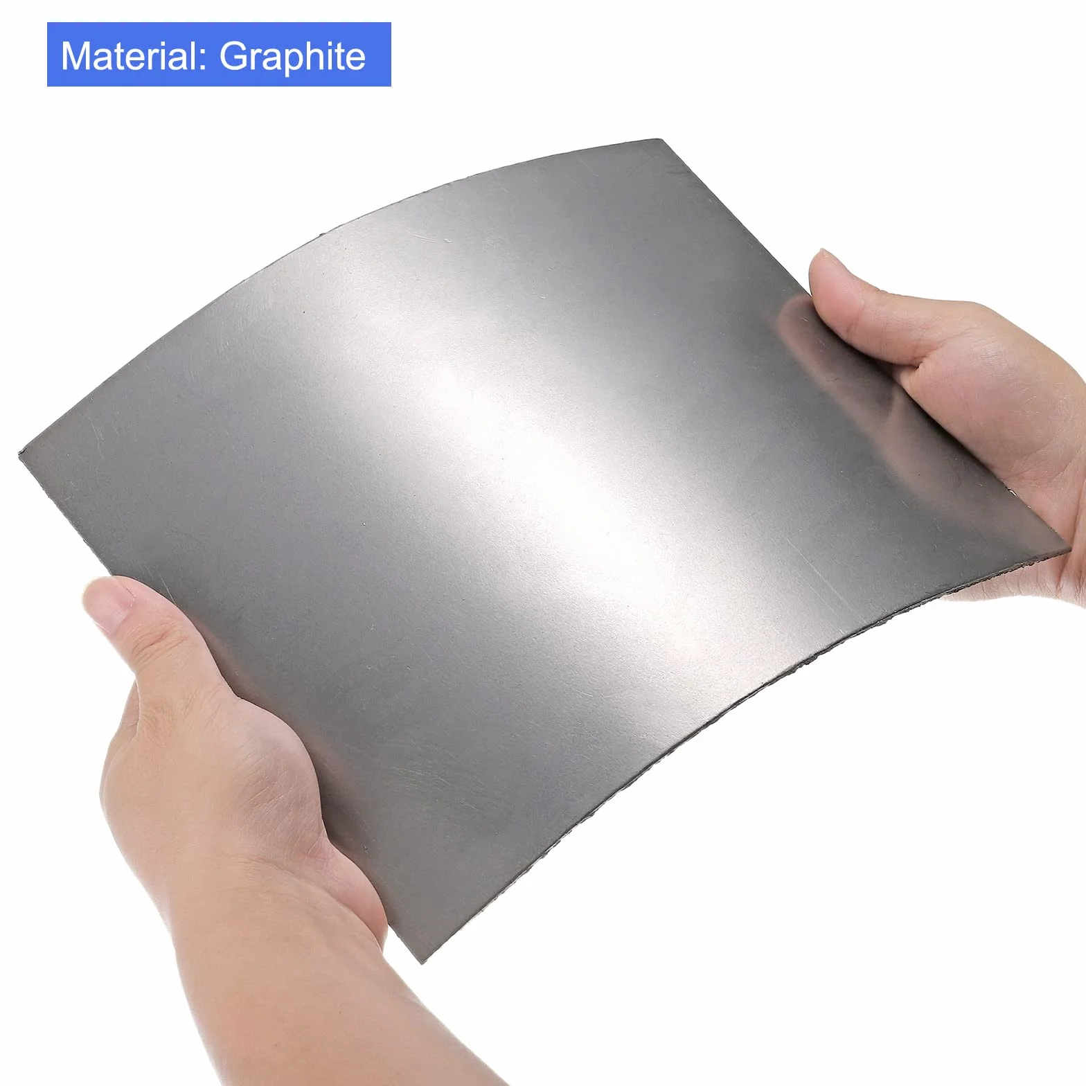 PATIKIL Lámina Flexible de Grafito, Junta Hoja de Grafito 250x200x1mm, Paquete de 5