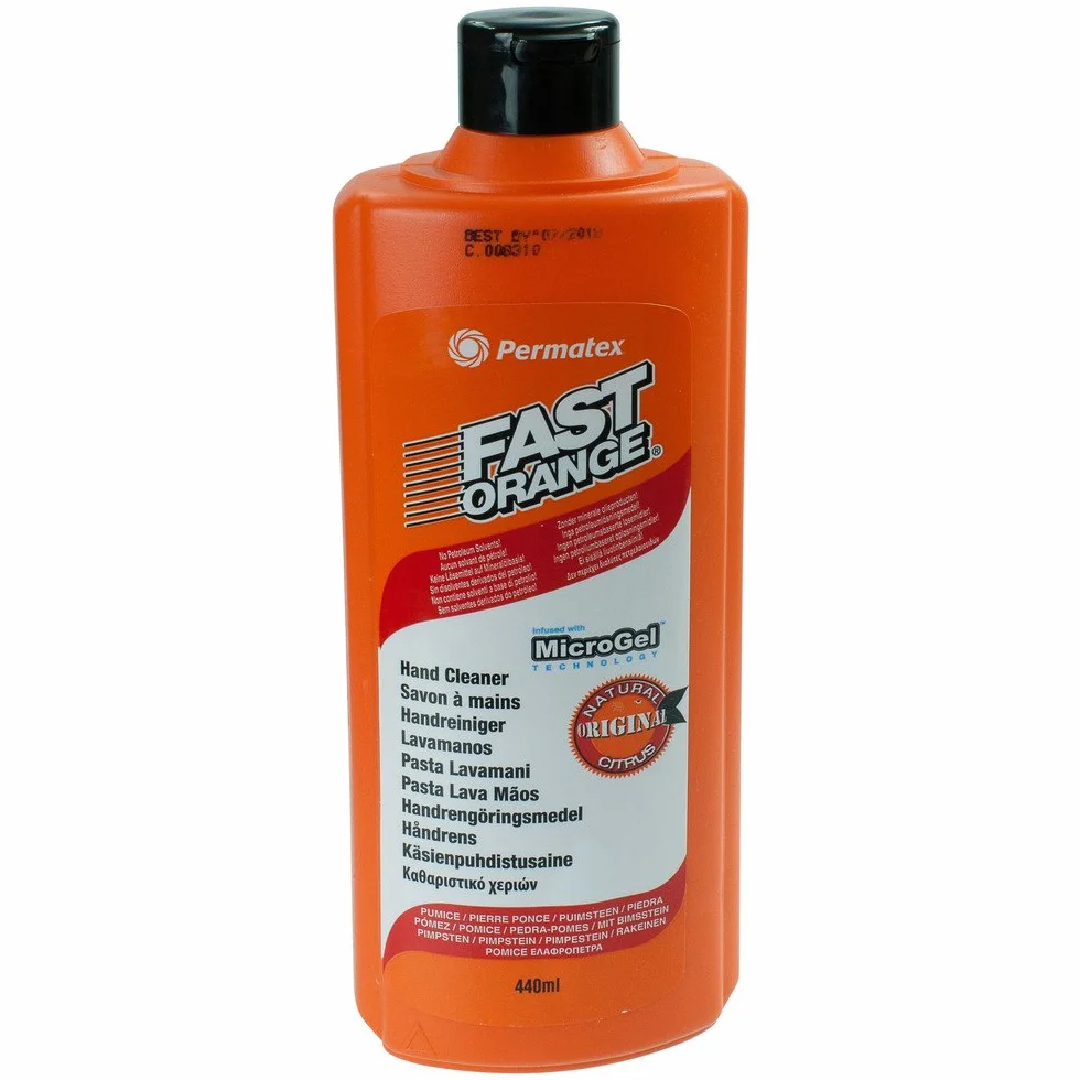 Wetec Fast - Pasta para lavar manos (440 ml), color naranja