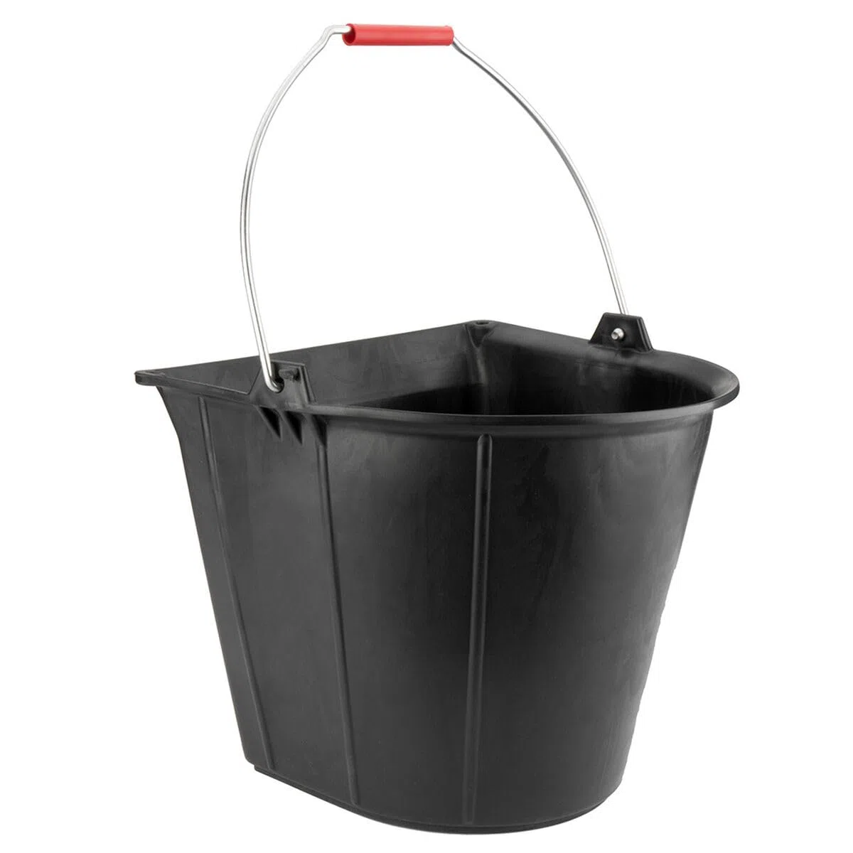 Bellota Cubo con Asa 13 L Industrial Negro Goma de Caucho Resistente - Marca EAN: 8414299011708