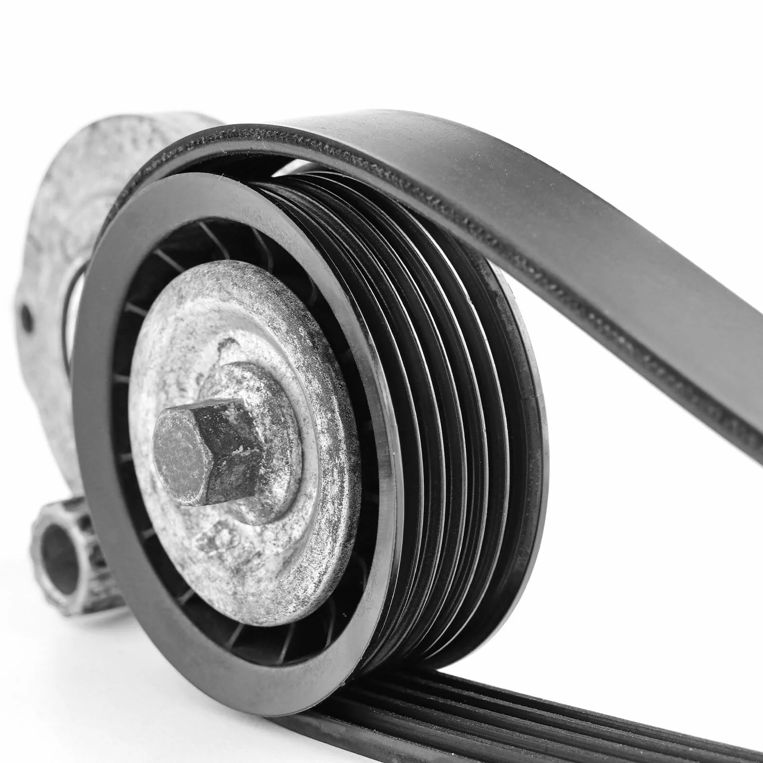 QUARKZMAN Correa Trapezoidal 6PK2285 de 5 Nervios, Longitud de 2285 mm x Ancho de 21 mm x Grosor de 5 mm, Correa en V de EPDM, Correa de Transmisión Industrial