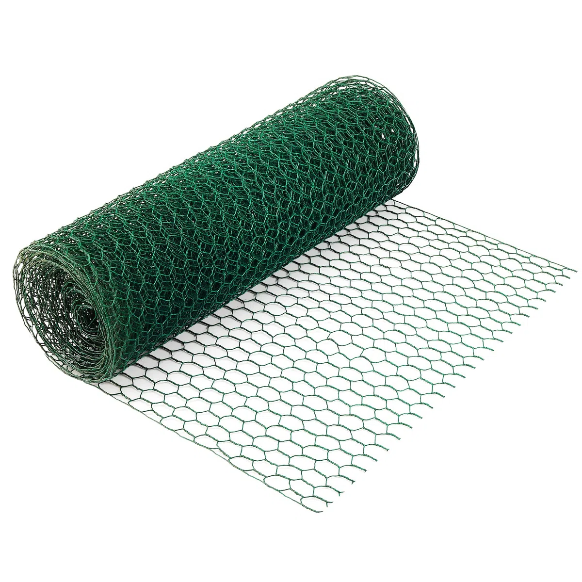 KEILEOHO Rollo de Malla Metálica para Gallinero Verde de 40 cm x 6 m, Rollo de Malla de Alambre para Pollos, Red de Alambre para Pollos para Proyectos de Manualidades, Decoración de Jardinería