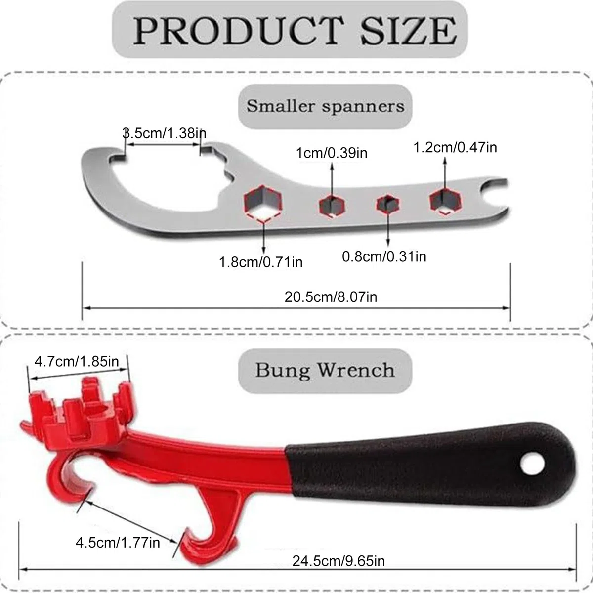 Abrecubos | Llave para Botes de Pintura | Llave Multiusos Para Exteriores Cocina Viajes Industrial
