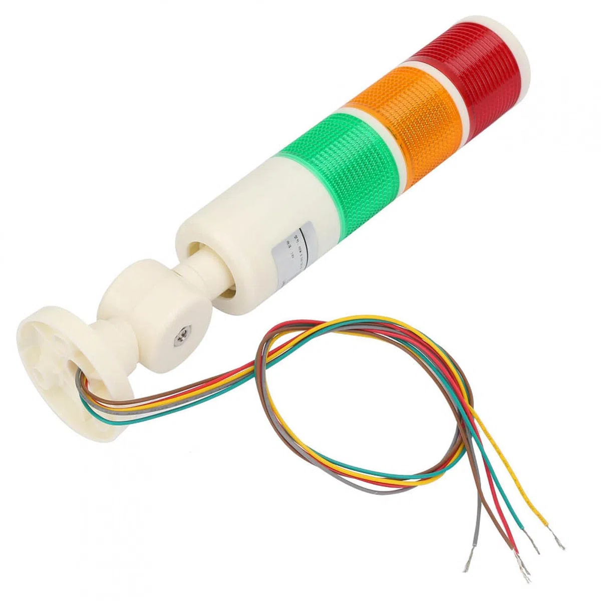 Luz de señal industrial, Luces de torre de señal de 3 capas Luces de advertencia industriales LED de 24 V CC Lámpara indicadora de advertencia de seguridad de emergencia Torre de señales