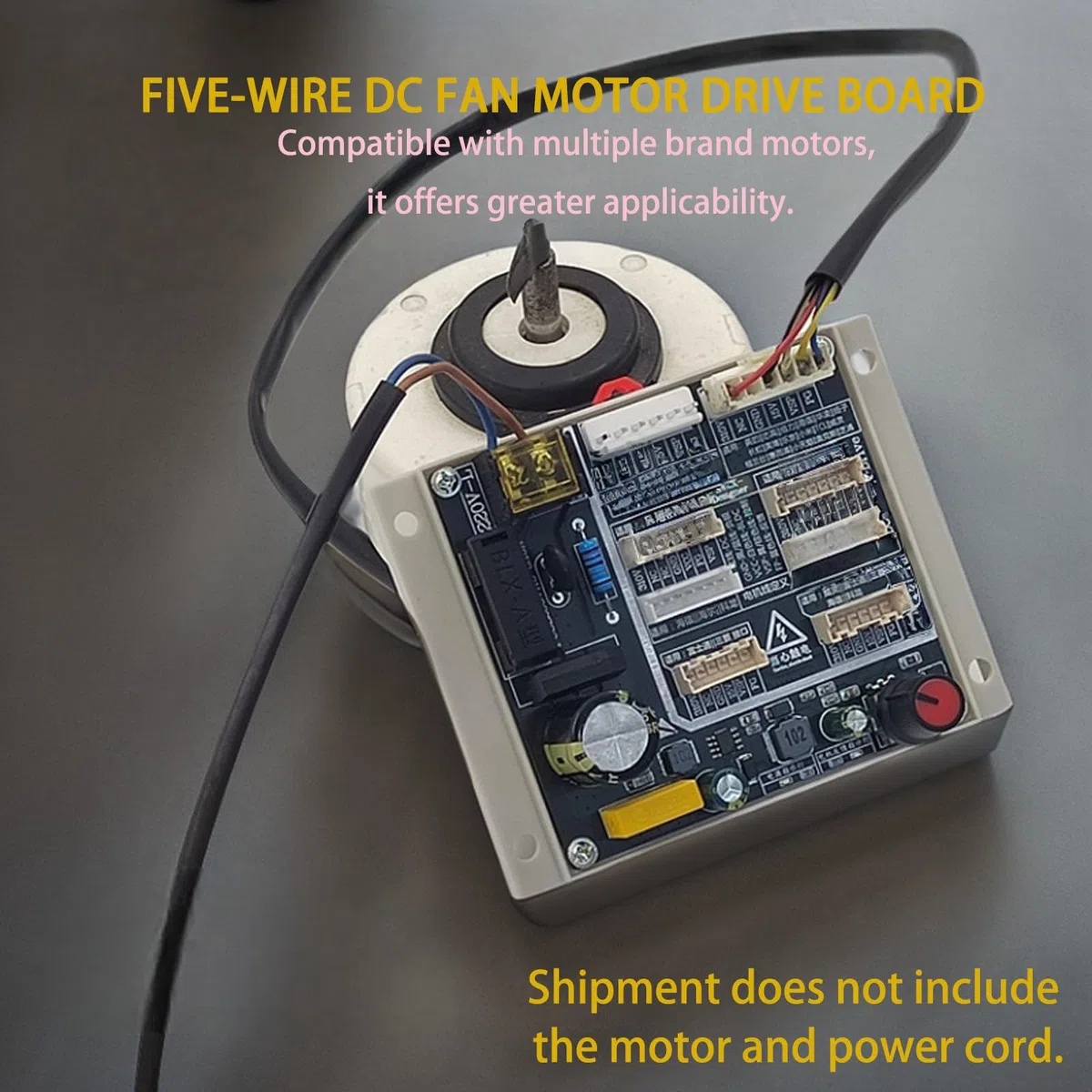 Actualizaciones High Electric Brushless Motor Drives Board for HVAC Systems Featuring Rise Defense & Automatic Discharge Universal HVAC Fan Motor Tester