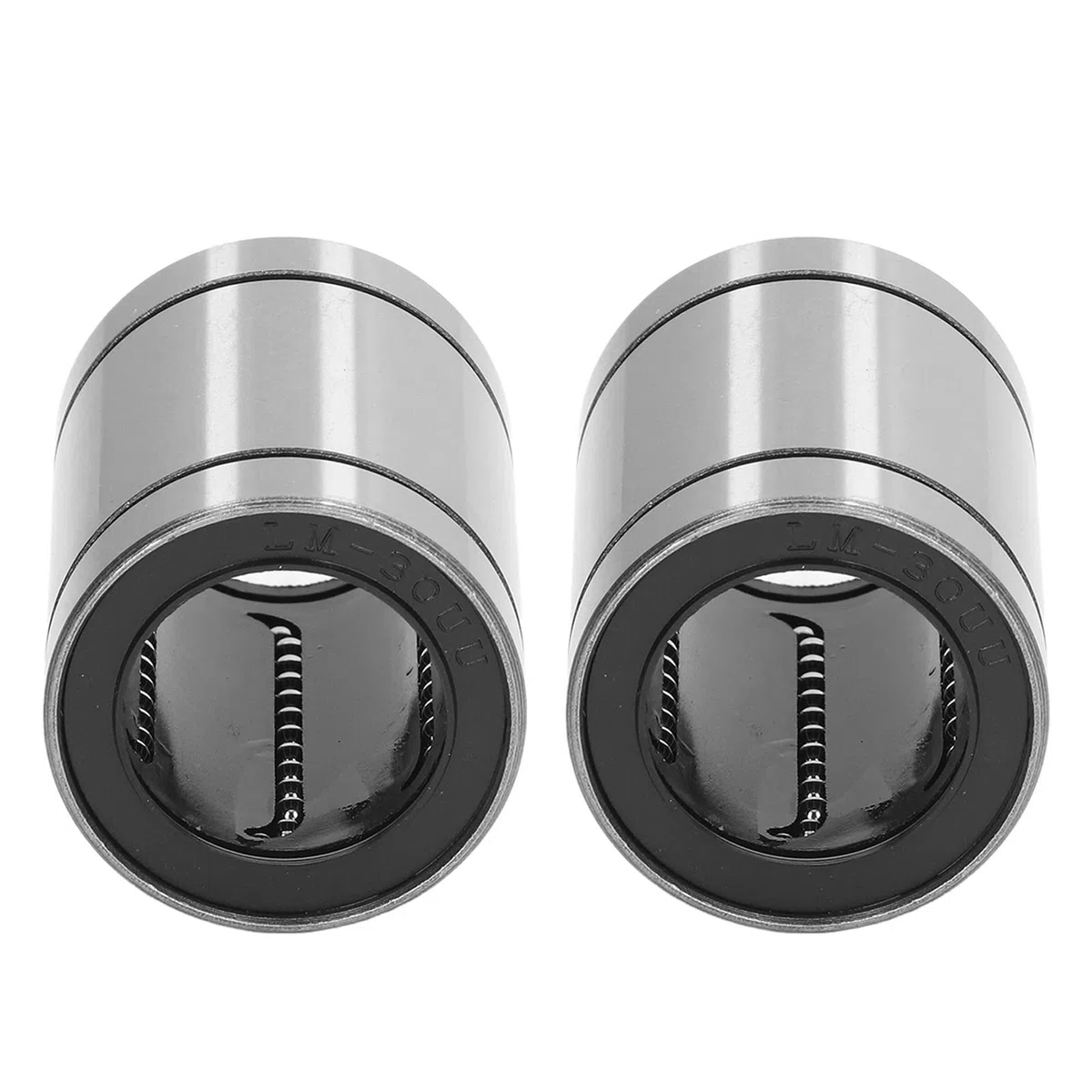 Rodamientos de bolas lineales LM30UU de 2 uds, buje de rodamiento de bolas de eje de movimiento lineal de 30mm ID 45mm OD 64mm de ancho para máquina CNC de impresora 3D